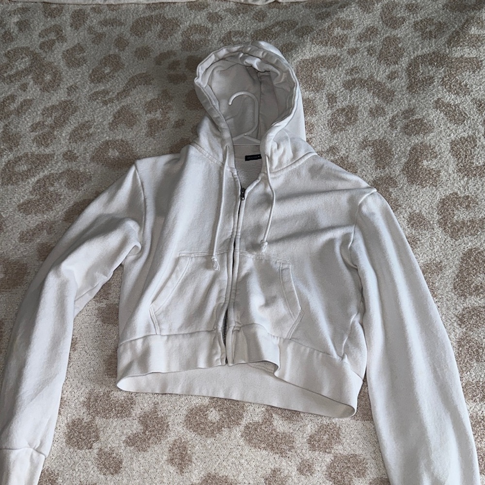 Brandy Melville cropped zip up